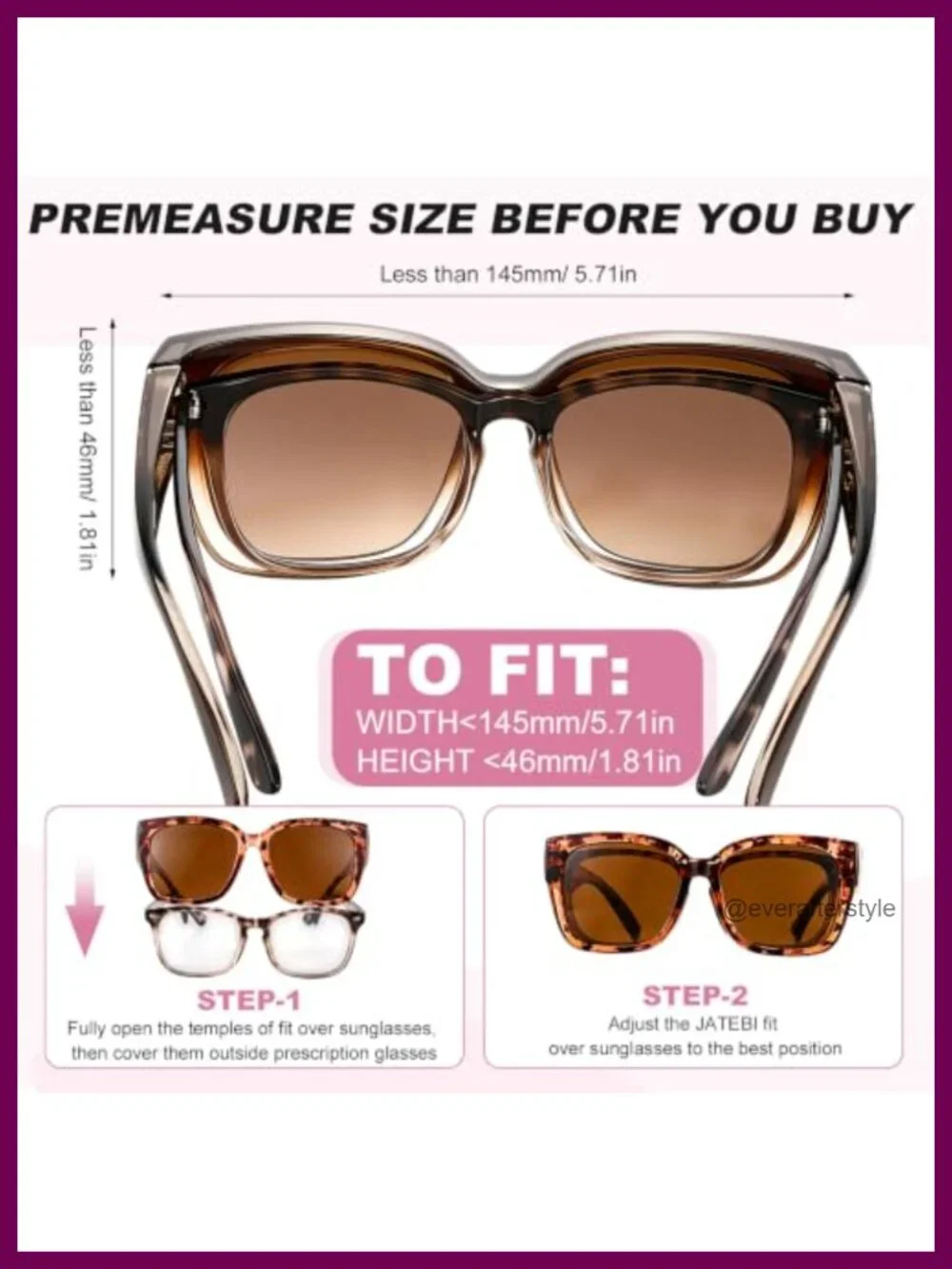 Oversized Over Glasses Sunglasses 3 Pack Polarized UV400 Fit Over Prescription